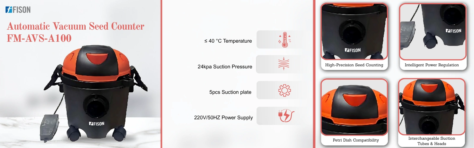 Automatic Vacuum Seed Counter FM-AVS-A100
